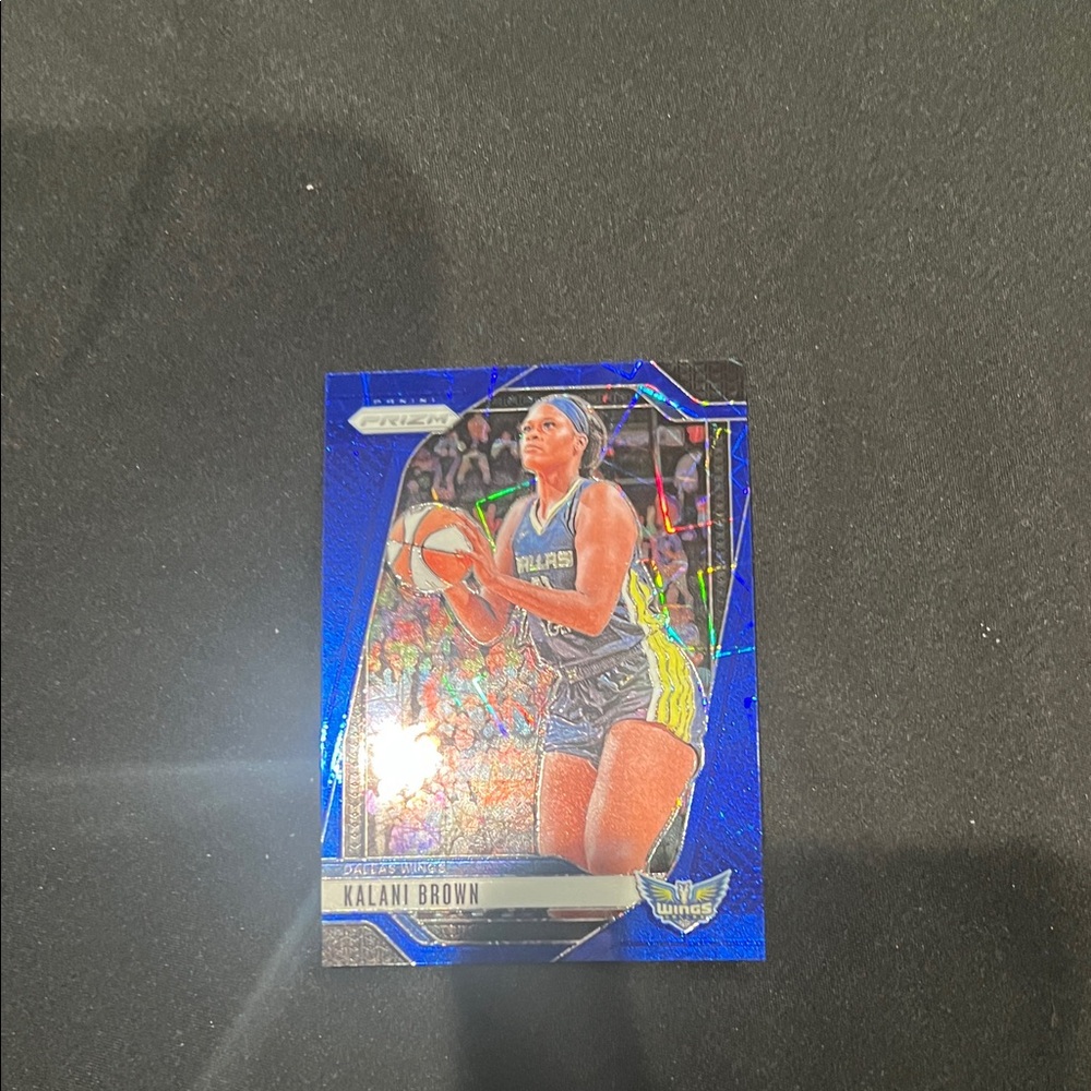 Blue Basketball Trading Card